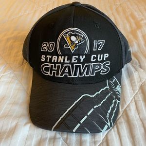 Pittsburgh Penguins 2017 Stanley Cup Champions team-issued hat